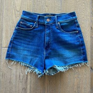 Mother “easy does it” short size 25 denim jean shorts